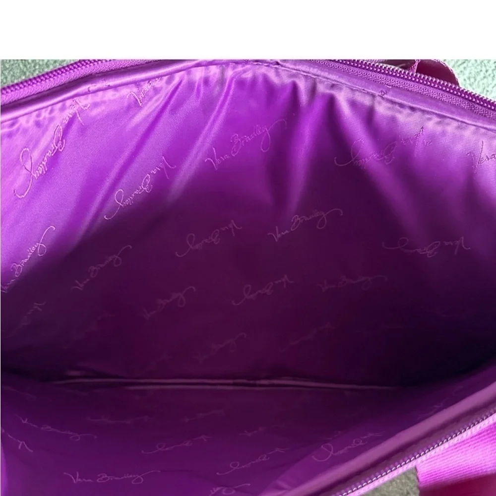 Vera Bradley Purple Butterfly Laptop Bag